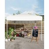 10x10 Pop Up Canopy Tent with One-Push Button Setup, Heavy Duty，with Wheeled Carry Bag, 3 Height Settings, 4 Weight Bags, Stakes & Guy Ropes - 4 of 4