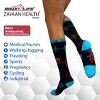 Bison Life Over The Calf Graduated Compression Socks for Women, Anti-Fatigue - 4 Pairs - 2 of 4