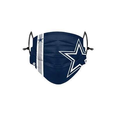 NFL Dallas Cowboys Youth Gameday Adjustable Face Mask - 2pk