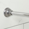 Wave Top Trim, Rust Resistant, 43" to 72" Adjustable Tension Shower Curtain Rod - 3 of 4