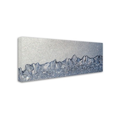 Trademark Fine Art -Kurt Shaffer 'Frost Mountain Range' Canvas Art
