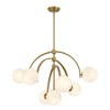 Savoy House Marias 7 - Light Chandelier in  Warm Brass - 2 of 3