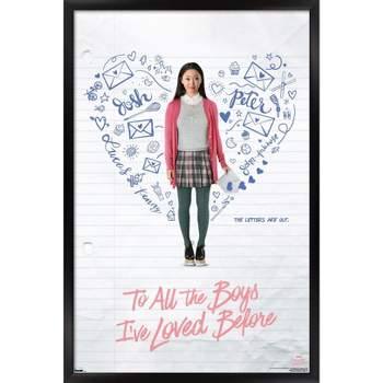 Trends International Netflix To All the Boys I've Loved Before - Key Art Framed Wall Poster Prints