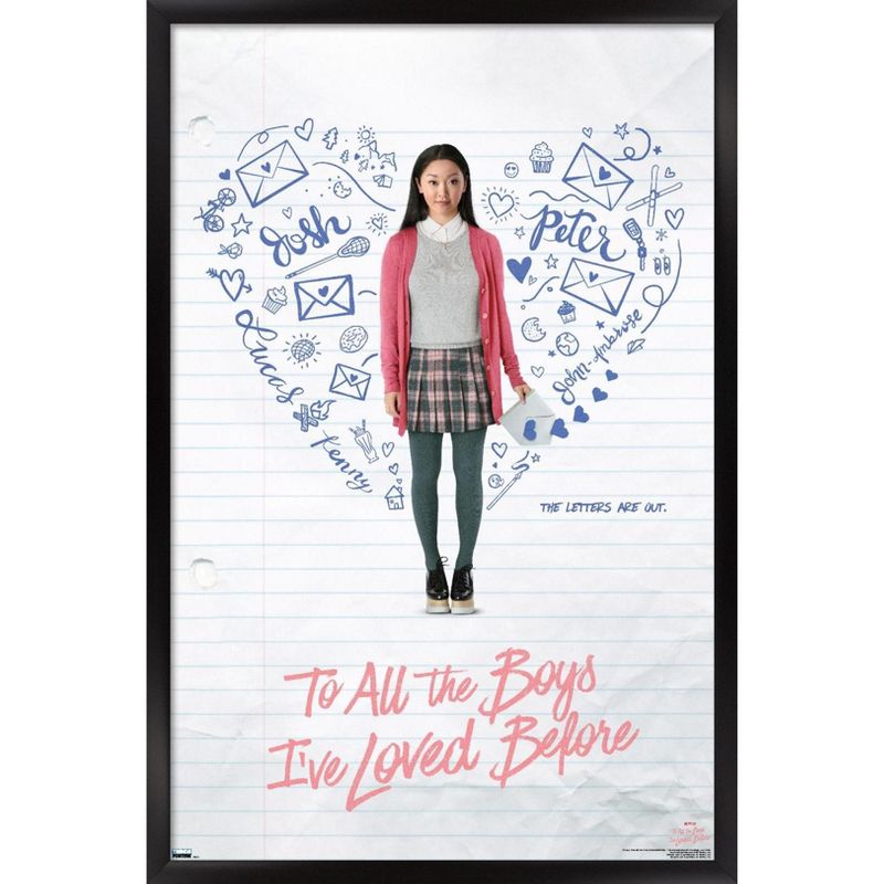 Trends International Netflix To All the Boys I've Loved Before - Key Art Framed Wall Poster Prints, 1 of 7