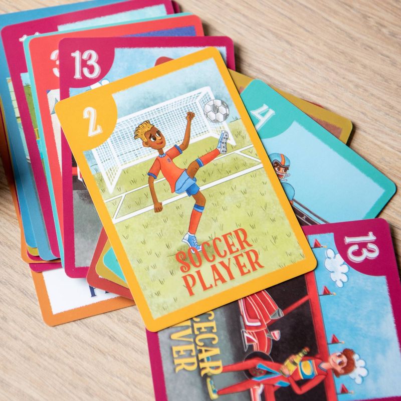 Upbounders by Little Likes Kids Go Fish! Sports Matching Card Game, 3 of 8