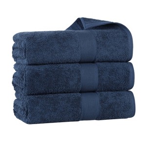 Organic Cotton Medium Weight Solid Towel Set by Blue Nile Mills - 1 of 4