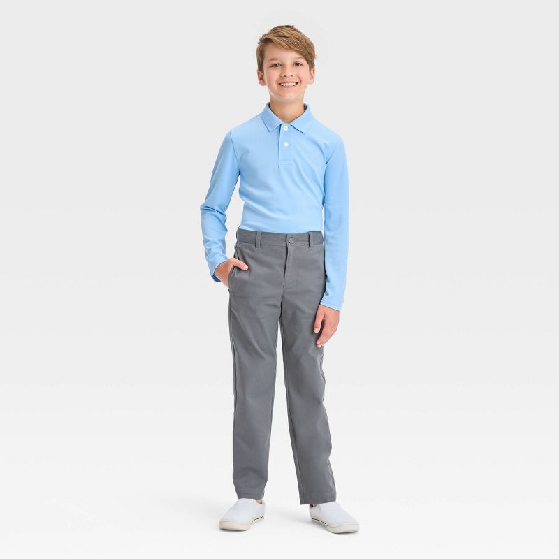 Boys' Straight Fit Uniform Pants - Cat & Jack™, 4 of 5