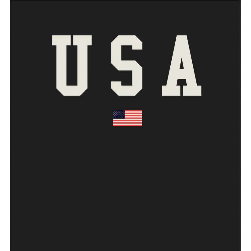 Americana USA Flag Crew Neck Long Sleeve Adult Tee, 2 of 3