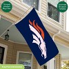 NFL Denver Broncos 3 x 5 Outdoor Durable House Flag with Grommets | Sport Team Flag & Banner | Indoor Wall Decor Flag - 2 of 4