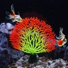 Unique Bargains Soft Silicone Glowing Aquarium Simulation Coral Orange - 2 of 4