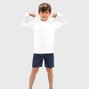 City Threads Swim UPF 50+ Hooded Long Sleeve Rashguard Tee for Boys and Girls - USA-Made - 2 of 4