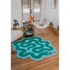 Lany Space Johann Banta Spiral Snake Design Rug - 4 of 4