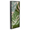 Stupell Industries Varied Monstera Leaf Pattern Framed Giclee Art, Black, 10" x 24" - 2 of 4