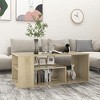 vidaXL Engineered Wood Coffee Table in Sonoma Oak Finish - 2 of 4