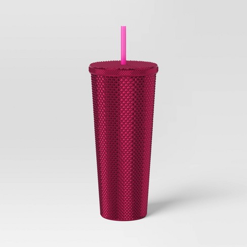 Simple Modern 24oz Classic Plastic Textured Tumbler With Straw 1 Tone :  Target