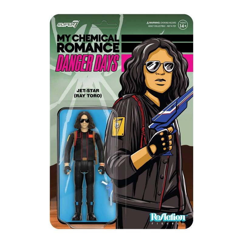 Super 7 ReAction My Chemical Romance Danger Days Jet Star Action Figure, 2 of 4