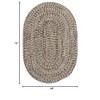 Colonial Mills Carrington Tweed - Brown 4x6 - 3 of 3