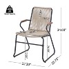 Christopher Knight Home Brook Modern Outdoor Iron and Rope Weave Club Chairs (Set of 2) - 3 of 4