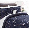 Chanasya Watercolor Floral Sakura Tree Duvet Cover - image 2 of 4