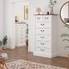 7 Drawers Rustic Dresser for Bedroom, Wood Modern Dresser Chest of Drawers Organizer Storage - 2 of 4