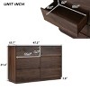 Drawer Cabinet,Dark Brown Sideboard Cabinet,Storage Cabinet With Doors,Tool Cabinet,Entryway Cabinet,Kitchen Cupboard Organizers-Cuddlewood - 4 of 4