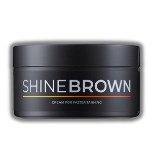 Byrokko Shine Brown Boosting Tanning Cream (7.1 oz) | Fast-Absorbing, Cruelty-Free & Hydrating With 100% Natural Oils for Deep, Nourished Glow - 1 of 2