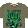 Boys' - Marvel - Hulk Collegiate Short Sleeve Graphic T-Shirt - 2 of 4