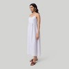 Reistor Women's Strappy Gathered Midi Dress - 2 of 4