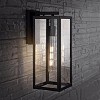 Welson Outdoor Wall Lantern - PLT4007 - Clear/Black - Safavieh - 3 of 4