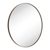 TEHOME Yolanta Circular Round Stainless Steel Framed Wall Mounted Bathroom Vanity Mirror - 2 of 4