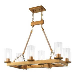 Livex Lighting Metuchen 6 - Light Chandelier in  Aged Gold - 1 of 1