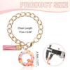 Unique Bargains Epoxy Resin Colorful Glittery Tassel Sports Water Bottle Accessories Letter Charm 1 Pc - 2 of 4