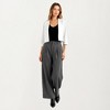 Anna-Kaci Women's Open Front Cropped Blazer with 3/4 Sleeves Structured Clean Lines and Soft Fabric for a Polished Layered Look - 2 of 4