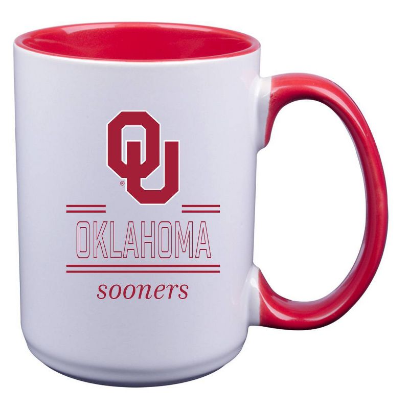NCAA Oklahoma Sooners 16oz Home and Away Mug Set, 2 of 4