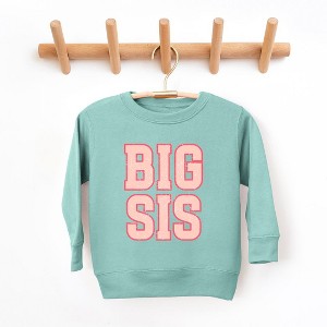 The Juniper Shop Big Sis Distressed Toddler Graphic Sweatshirt - 1 of 2