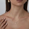 Delicate Heart Pendant Necklace, 14K Gold Plated Dainty Chain, Gift for Women - 3 of 4