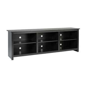 TV Stand for TVs up to 80" Black - Prepac