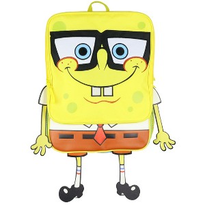 Intimo SpongeBob SquarePants Backpack Character Design 3D Arms and Legs Funny School Travel Bag Multicolored - 1 of 4