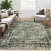 Fulvari Washable Runner Rug,Non-Slip Boho Vintage Hallway Rug with Rubber Backing, Stain Resistant Distressed Carpet Runner for Kitchen - 4 of 4