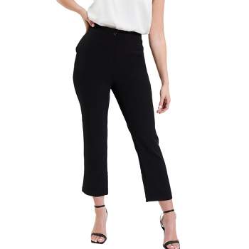 June + Vie by Roaman's Women's Plus Size June Fit Corner Office Pants