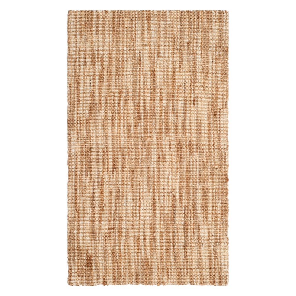 2'x3' Solid Woven Accent Rug Natural/Cream - Safavieh