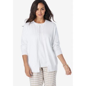 Jessica London Fine Gauge Cardigan - 1 of 4