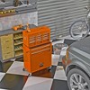 Maggift Tool Boxes, Portable Rolling Tool Chest with 4 small and a large drawers, Wheels, Metal Closure for, Garage, Orange, 24.2"*12.9"*25.9" - 4 of 4
