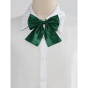 Allegra K Women's Pre-Tied Bowknot Adjustable Neck Solid Color Bow Tie - 2 of 4