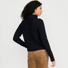Lands' End Women's Drifter Cable Turtleneck Sweater - 2 of 4