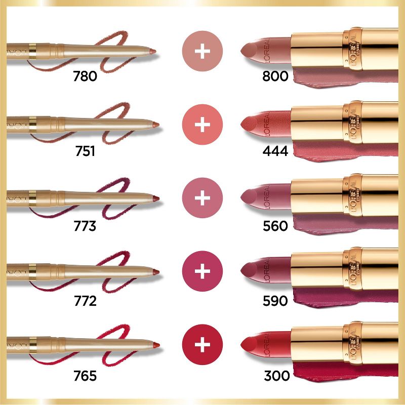 L'Oreal Paris Colour Riche Original Satin Lipstick for Moisturized Lips - 0.13oz, 6 of 7