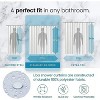 LunaLulinlk Extra Heavy Duty Fabric Shower Curtain, White - 3 of 4