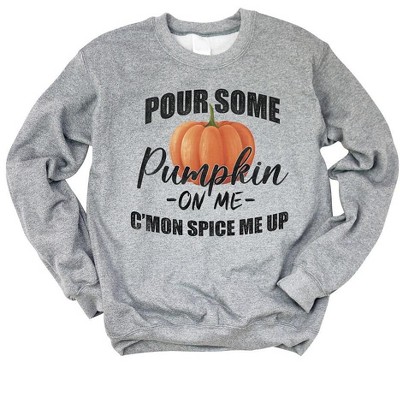 Simply Sage Market Women's Graphic Sweatshirt Pour Some Pumpkin