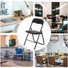 Whizmax Folding Chairs, Outdoor & Indoor Event Portable Metal Folding Chairs with Cushion, Non-Slip Feet Pads Stackable Chairs - 4 of 4
