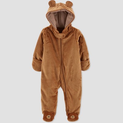 Carter's Just One You® Baby Boys' Bear Snowsuit - Brown 3M